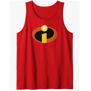 Disney Pixar The Incredibles Men’s Red Tank Top